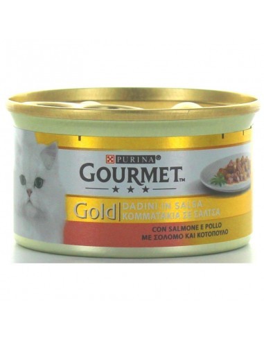 Gourmet Gold Dadini Salmone-Pollo Gr.85